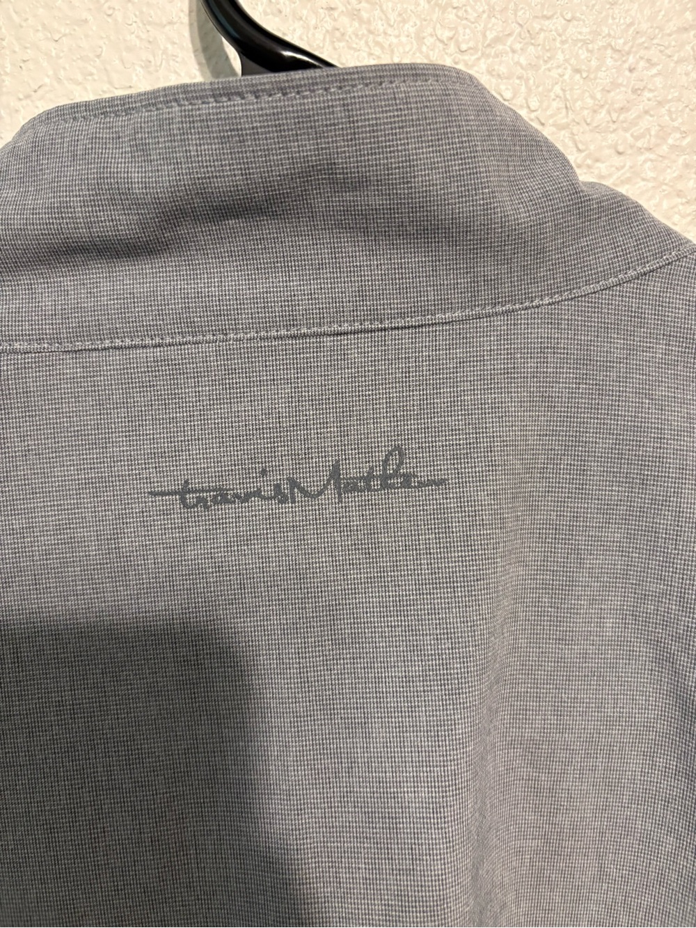 Travis Mathew Men's Light Gray Full-Zip Shirt Jacket Size Large - Picture 4 of 5